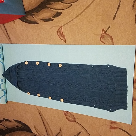 EUC Crochet Baby Swaddler Sleeper Bag - Picture 6 of 6